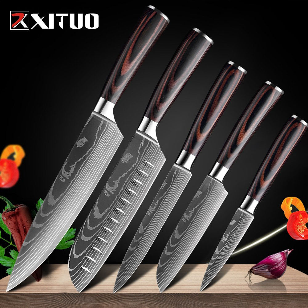 XITUO Chef Knife Set - 5 Pieces